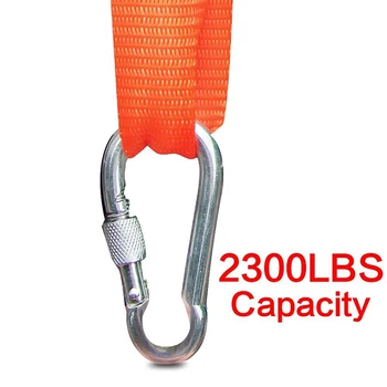 

4pc/Pack 12" 2273LB Capacity Nylon Heavy Duty Tie Down For Towing Cargo ATV UTV Motorcycle Snowmobile W/ Hooks