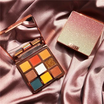 

XIXI Nude Pearlescent Makeup Shining Eyeshadow Glitter Pigment Smoky Eye Shadow Pallete Waterproof Cosmetics eye shadow tray