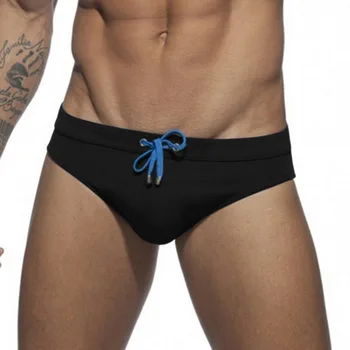 

Men Brief With Push Pad Sexy Swimsuit Waterproof Swimming Trunks For Bathing Swim Shorts Sunga Hot Casual Underwear