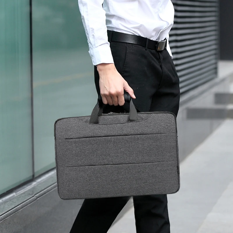 Индивидуальный водонепроницаемый нейлоновый офисный портфель, сумка для деловых мужчин, сумка на плечо для ноутбука, сумка для ноутбука, чехол с логотипом