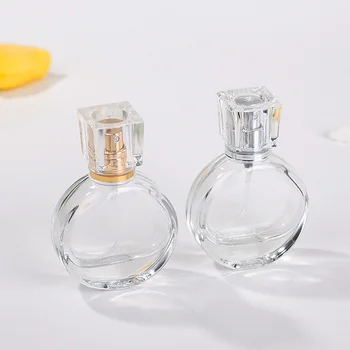 

Mini Transparent Empty Glass Perfume Bottles Portable Travel Refillable Perfume Atomizer Durable and Convenient Little Bottle