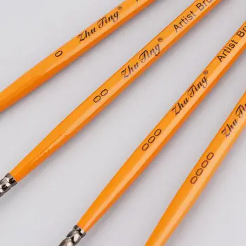 

10pcs/set Fine Hand Detail Painted Thin Hook Line Pen Drawing Point Tip Nylon Brush Acrylic Painting Craft Art Supplies M0XB