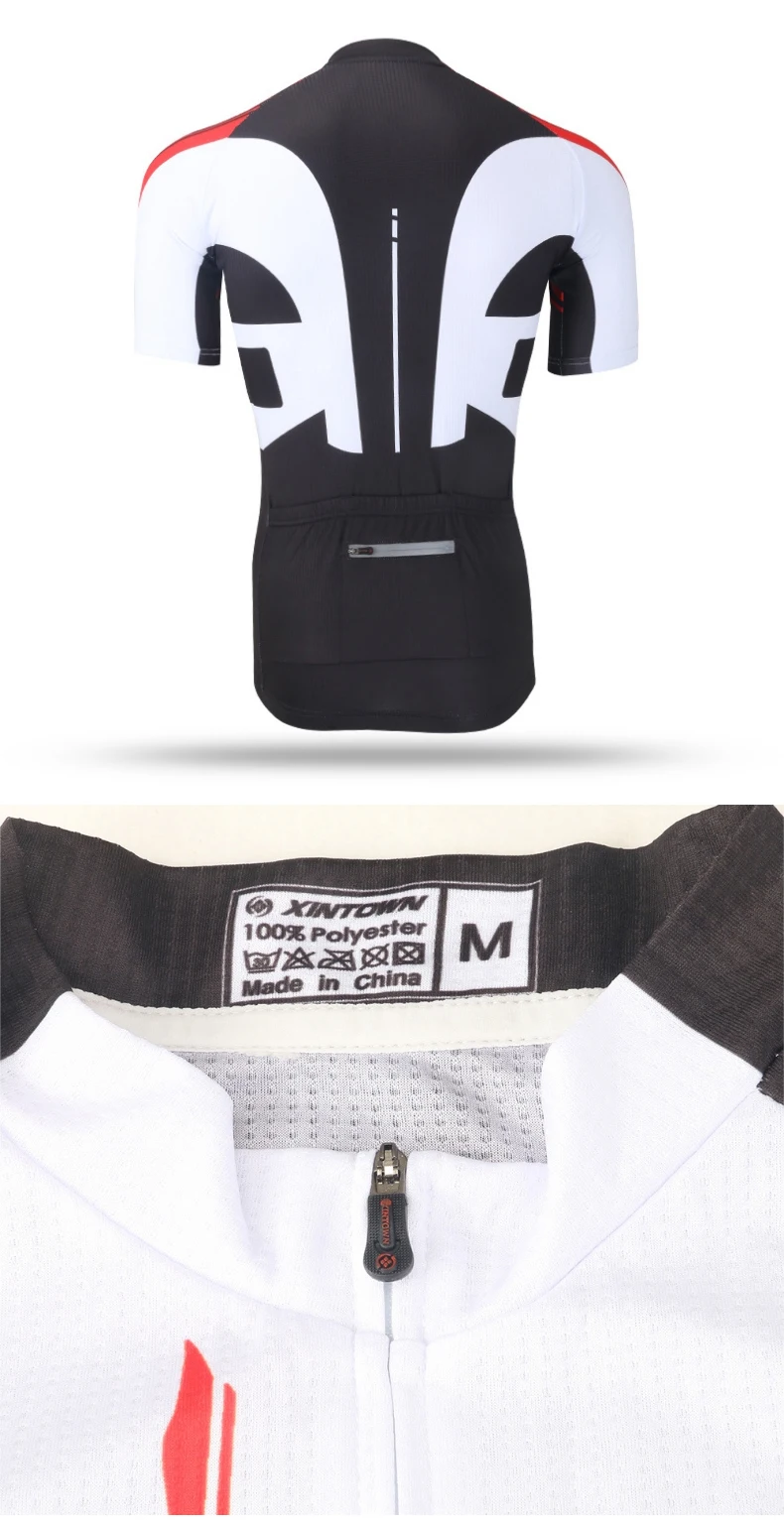 2021 Summer Black White Patchwork Striped Cycling Jersey Short-sleeved Top Men's Anti-Pilling Bike Clothing Jersey Shirt XA10TQ