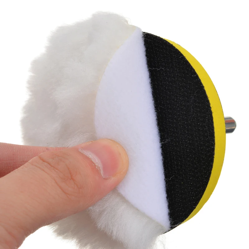 12pcs 3inch Buffing Pad Auto Car Polishing Pad Kit Buffer + Drill Adapter M14 For Glass Car Polisher Electric Drill Tool