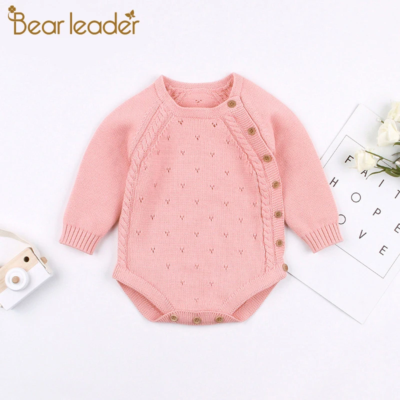 

Bear Leader Baby Bodysuit New Spring& Autumn Baby Clothes Suit Long Sleeve Kids Clothing Soft Cotton Toddler Rompers Bodysuits