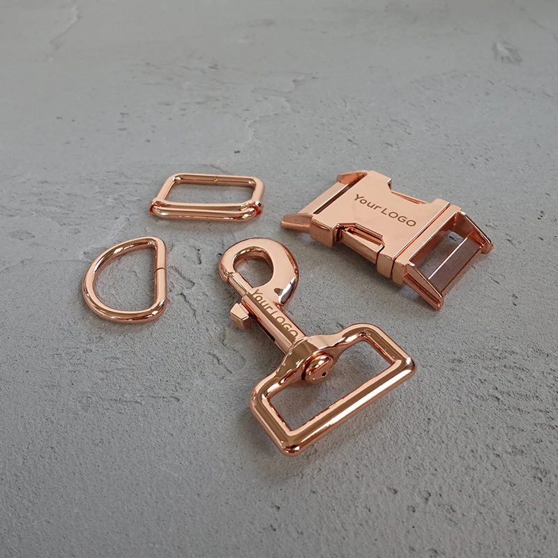 Rose Gold 50 компл./лот 30 мм позолоченные металлические пряжки ювелирные изделия DIY Швейные аксессуары пряжки, мы обеспечиваем лазерной гравировки услуги по индивидуальному заказу - Цвет: Rose Gold