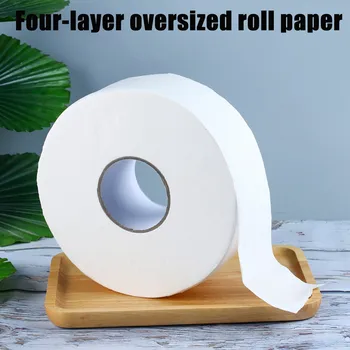 

1Rolls 4 Ply Paper White Printed Thicken Large-Volume Hand Toilet Towels Enviro friendly Recycled tissue