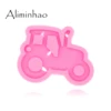 DY0443 Shiny Glossy Tractor Necklace Jewelry Epoxy Mould Crafting Keychain Silicon Resin Car Silicone Mold ► Photo 3/6