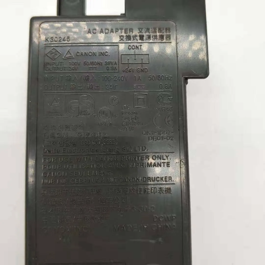 Питание адаптер k30342 k30184 k30232 k30245 k30297 k30231 k30322 для принтера canon принтерам