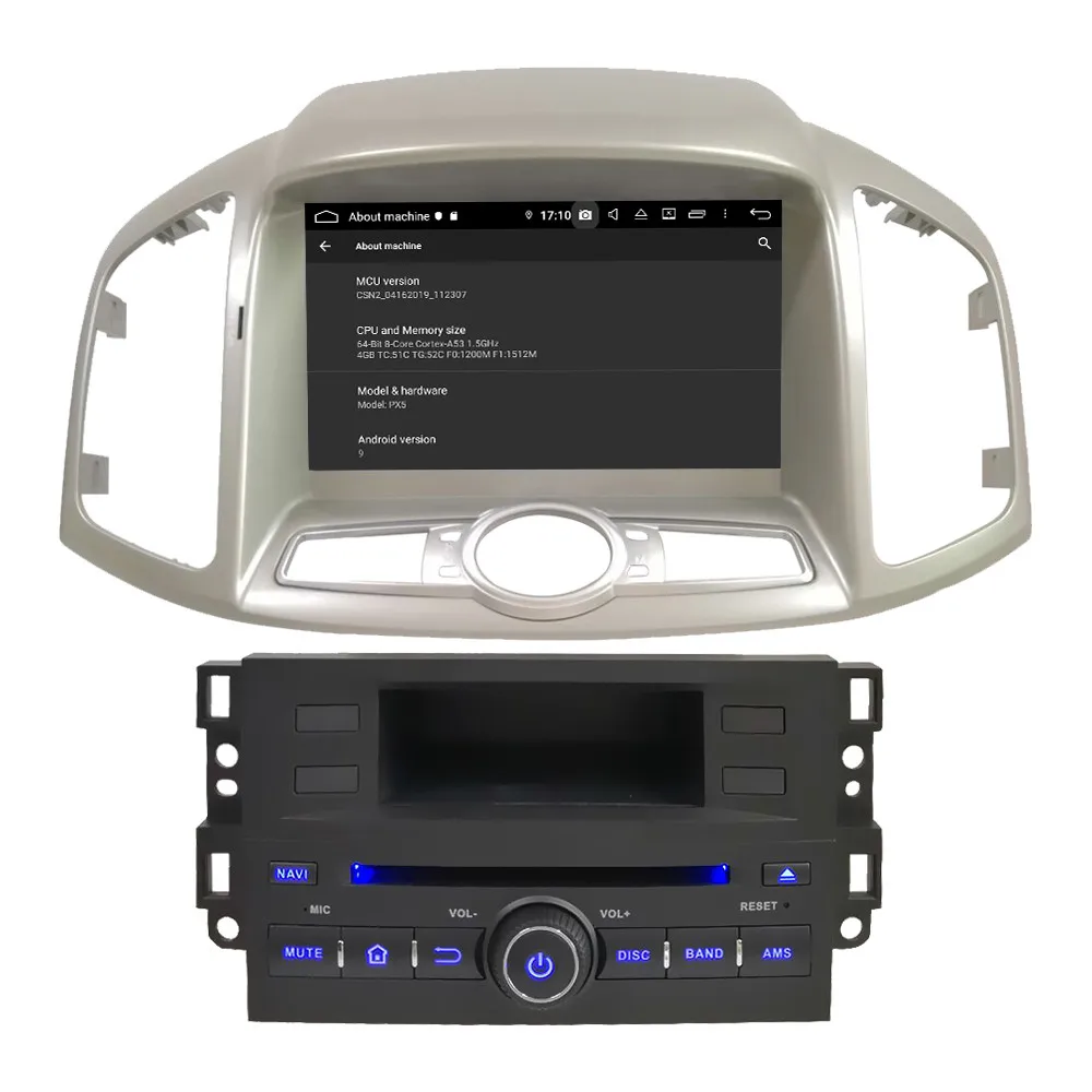 Klyde ips 4G Android 9 Восьмиядерный 4 Гб ОЗУ 64 Гб ПЗУ DSP BT автомобильный dvd-плеер Стерео gps ГЛОНАСС для Chevrolet Captiva Epica 2012