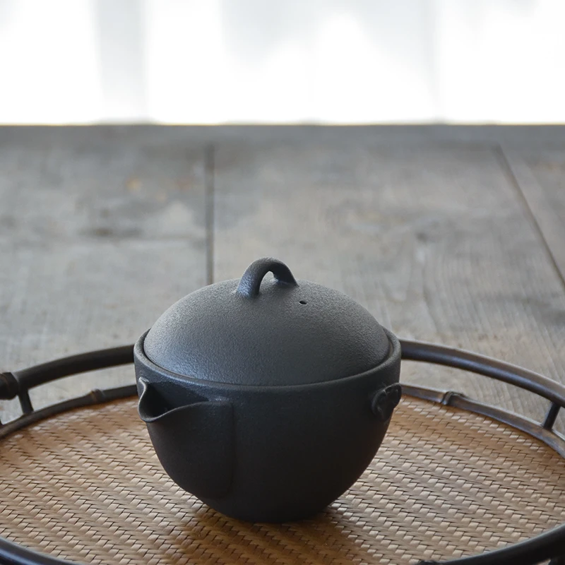 LUWU керамические чайники gaiwan с 2 чашками чайные наборы портативный дорожный чайный набор Посуда для напитков