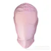 Sexy Costumes of High Elastic Breathable Pink Nylon Headpiece Hood Mask with Open Mouth for Men Women Fetish Bdsm Party ► Photo 3/6