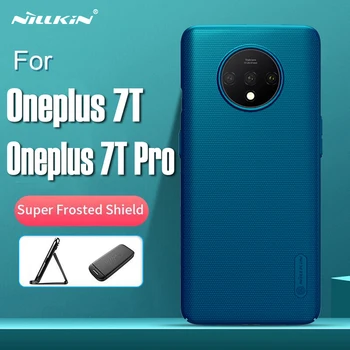 Перейти на Алиэкспресс и купить NILLKIN Ультратонкий чехол для Oneplus 7T матовый Защитный матовый Жесткий Чехол для Oneplus 7T Pro задняя оболочка с розничной доставкой посылка