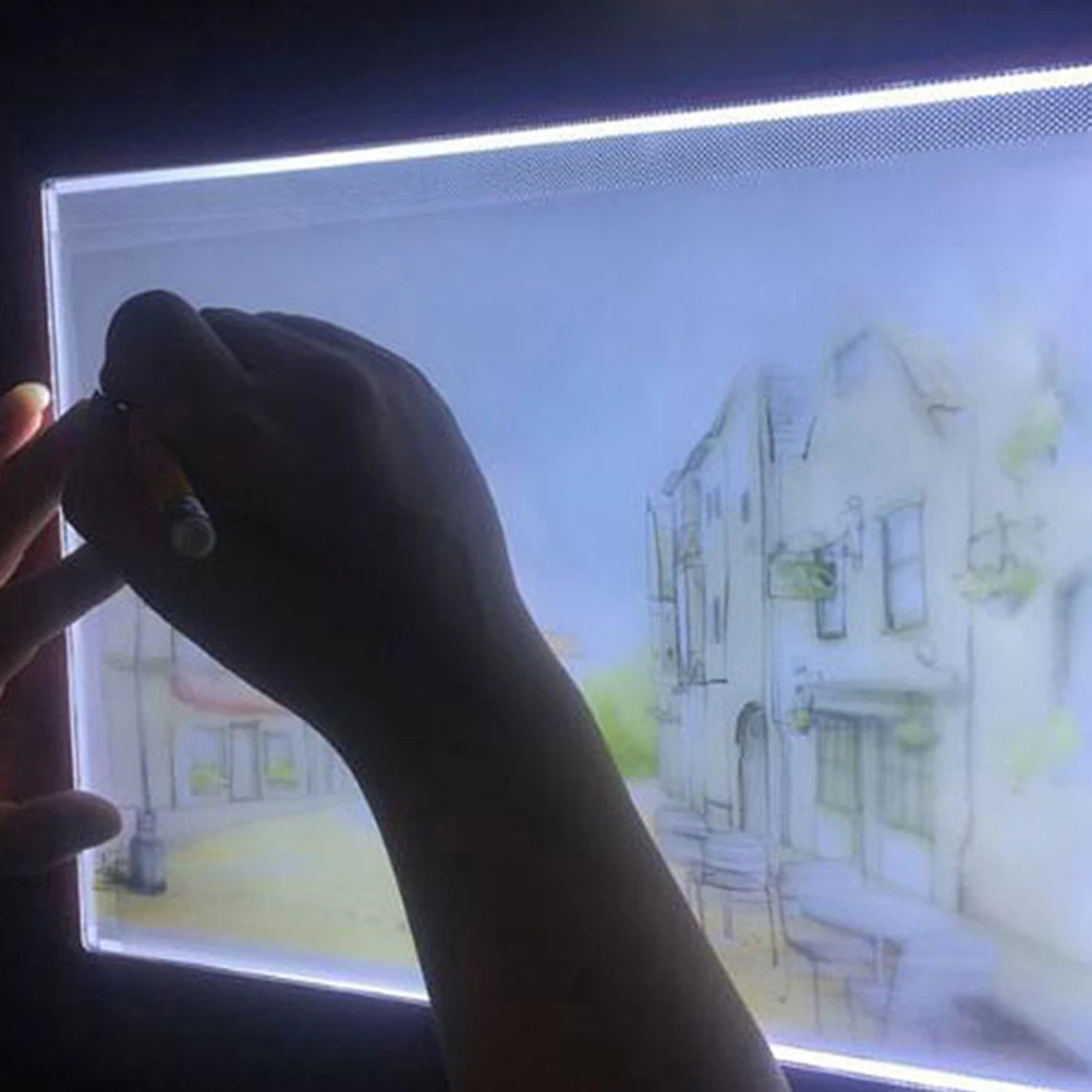 1pc LED Diamond Painting Light Pad Lightpad Board Diamond Painting Accessories Tool Kits A5 Drawing Graphic Tablet Box