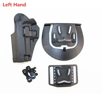 

Left Hand Gun Holster Tactical Airsoft Pistol Case Waist Paddle Belt Loop Handgun Accessories Protect Holster for Sig Sauer P226