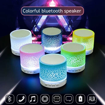 

Soporte Speaker Subwoofer Led Wireless Bluetooth 2.1 Stereo Audio Mini Mp3 Player for Xiaomi iPhone Samsung Huawei Loudspeaker