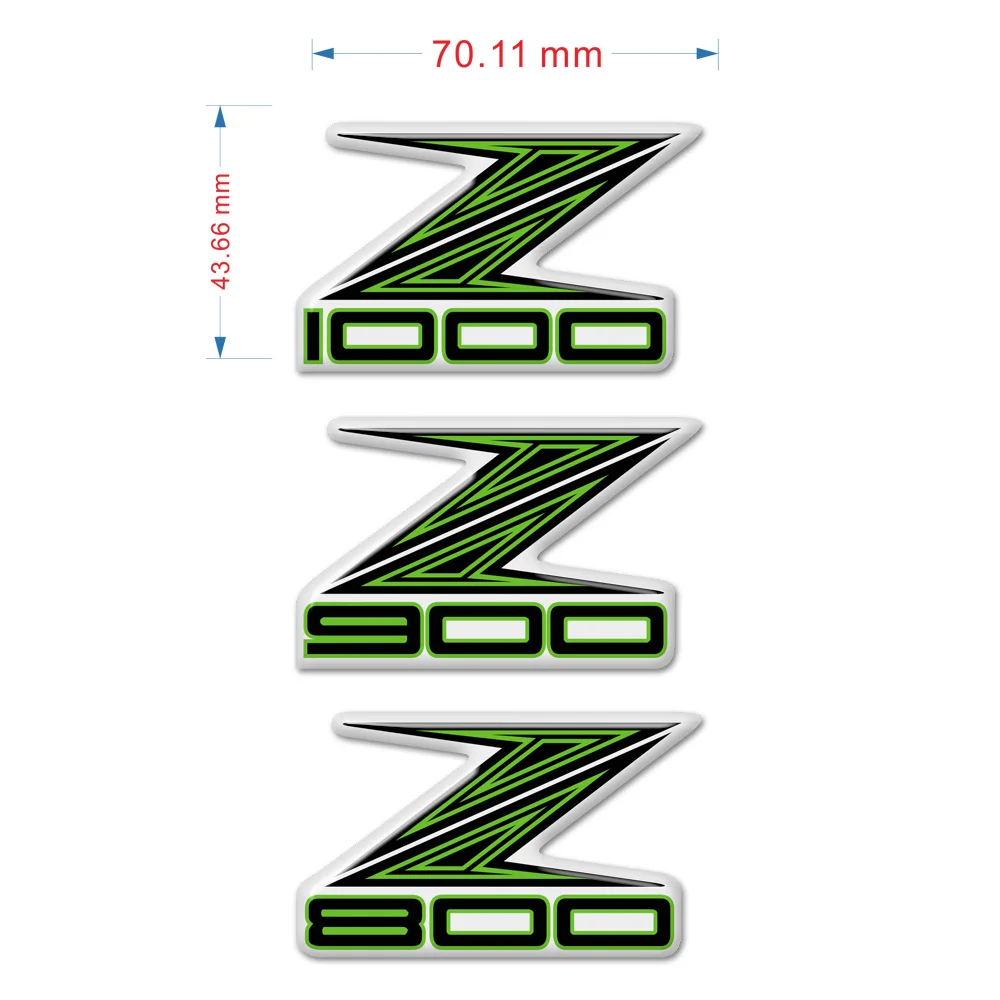 Z H2 мотоциклетные наклейки форма 3D Танк Pad эмблема Z для Kawasaki Z125 Z250 Z300 Z400 Z650 Z750 Z800 Z900 Z1000 ABS логотип