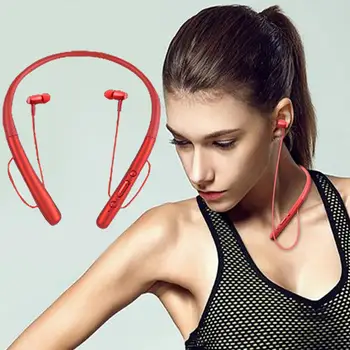 

Magnetic Wireless Bluetooth Wearable In-ear Earphone Stereo Sport Headphone
