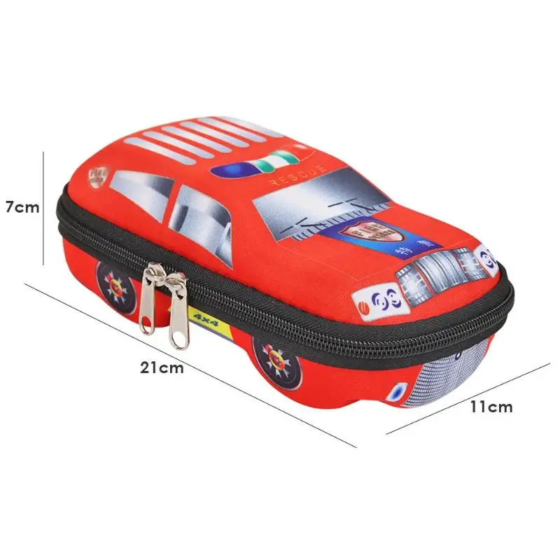 Прочный Пенал EVA пенал сумки для мальчиков в форме машины большой емкости школьные принадлежности для учеников лучшие подарки для детей