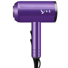 Фен для дома, высокая мощность горячий и холодный ветер студенческого общежития со стильным фен для волос, сухой салонный стиль, 220-240 в 2000 Вт