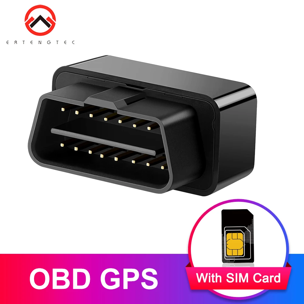Автомобильный gps-трекер OBD Plug Play geo-забор мини-трекер компактный размер голосовой