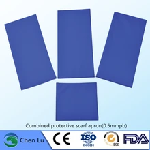 Подлинная рентгеновская гамма-Лучевая радиация Защитная 0,5 mmpb свинцовый шарф Набор медицинской ионизирующей радиационной защиты комбинированный шарф набор