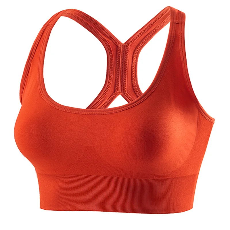 Sports Bra Shockproof Gathering High intensity Yoga Underwear Fitness