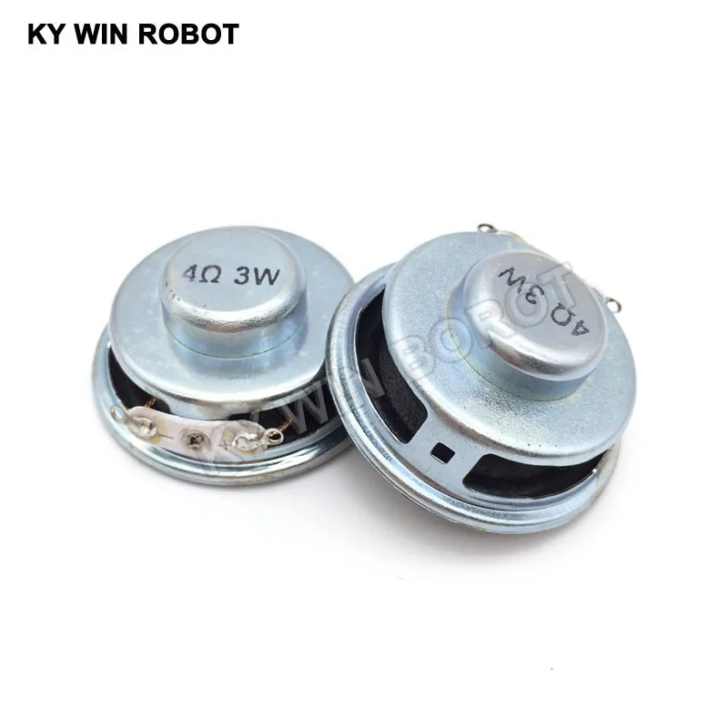 2PCS/Lot High Quality Speaker Horn 3W 4R Diameter 4CM Mini Amplifier Rubber Gasket Loudspeaker Trumpet