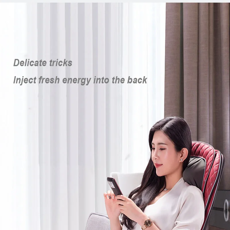 US $721.61 Massage Cushion Household Whole Body Cervical Vertebra Waist Kneading Massager Multifunction Car One Body Fixed Massage