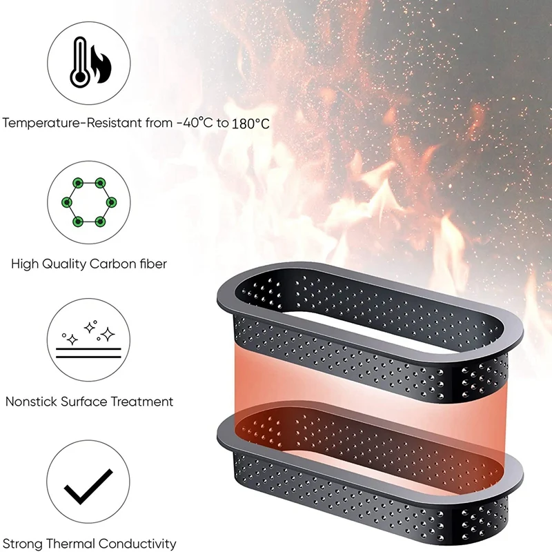 8Pcs Plastic Tart Ring Puffs Cake Ring Perforated Tartlet Mold Heat-Resistant Mousse Ring Tart Cake Decorating Tool For Kitchen