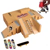Mini Alloy Finger Skating Board Venue Combination Toys Children Skateboard Ramp Track Educational Toy Set For Boy Birthday Gifts 1