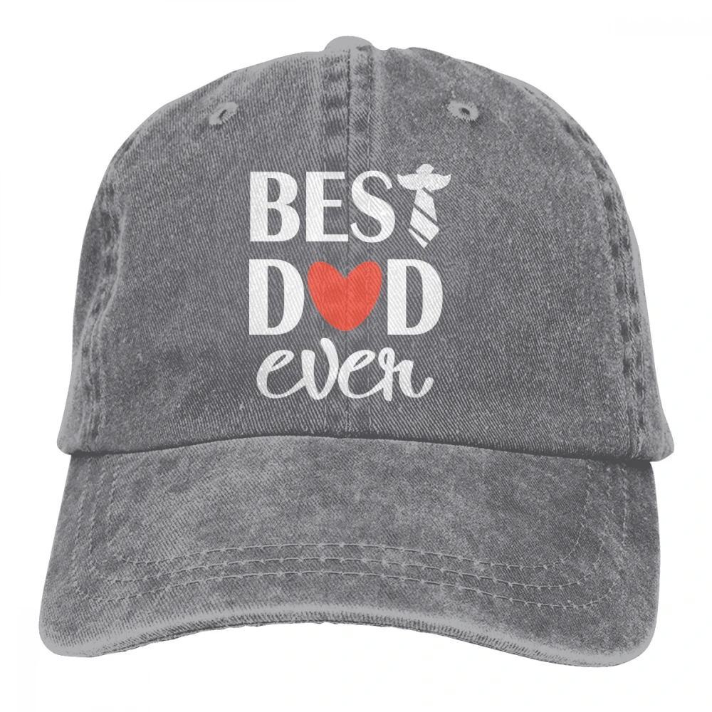 Best Daddy Ever Casquette черные унисекс Мужские Женские джинсовые бейсболка с ремешком кепки регулируемые Гольф папа шляпа