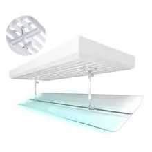 Новое поступление центральный кондиционер лобовое стекло, Белый Регулируемый универсальный ветровой дефлектор, ветрозащитный