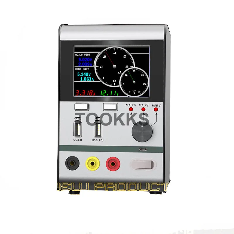  HR3006 30V 6A Intelligent Voltage Regulator Current Power With Fast USB Charging Port Phone Repair 