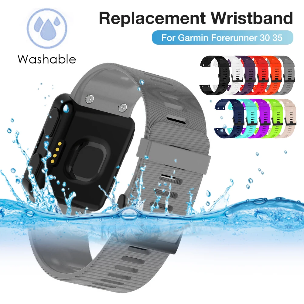 Наружный браслет для смарт часов Garmin Forerunner 10/15/35/ 30 умные аксессуары мягкий