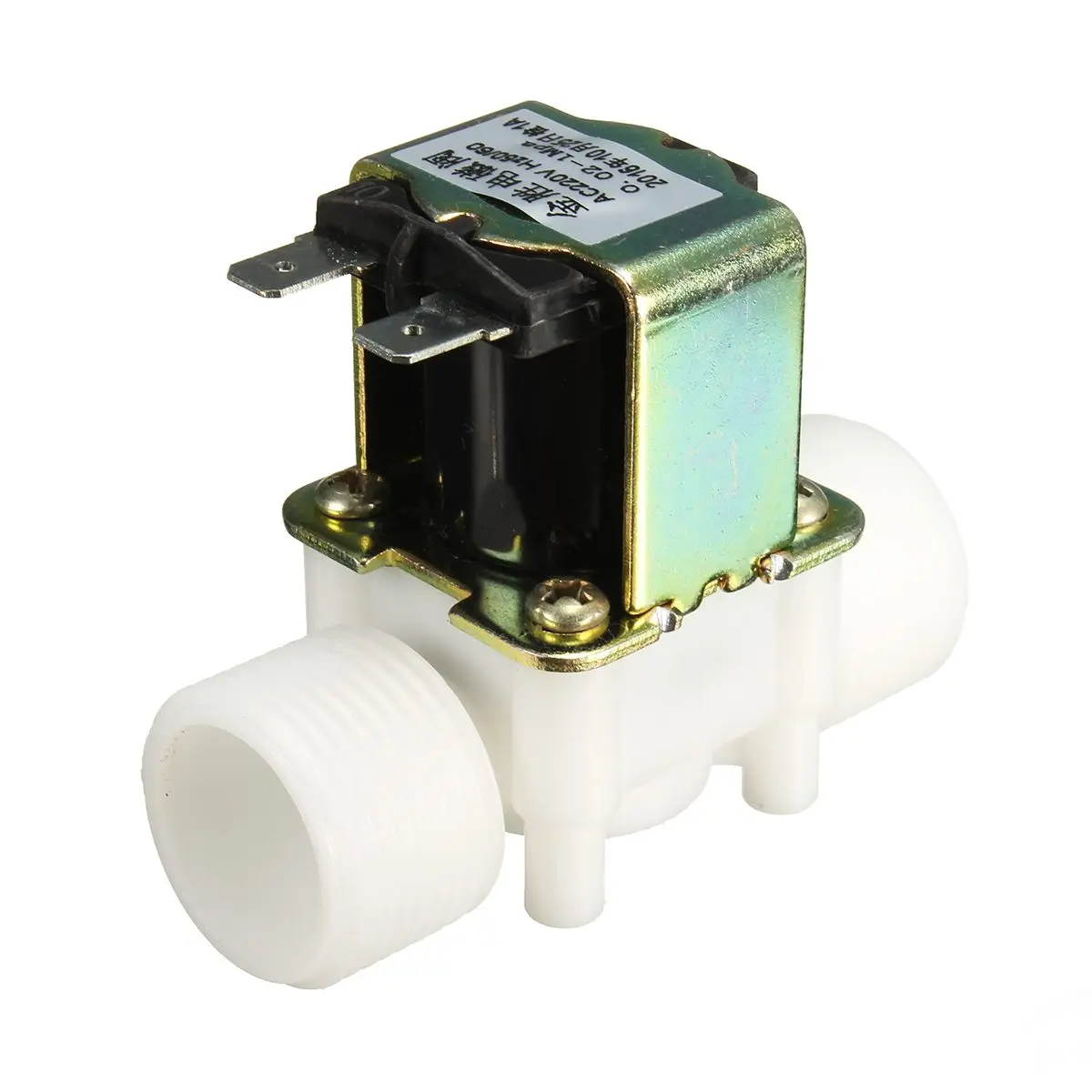 3/" Нормально закрытый соленоид для воды DC 12V DC 24V AC 220V электрический регулятор воды переключающее устройство