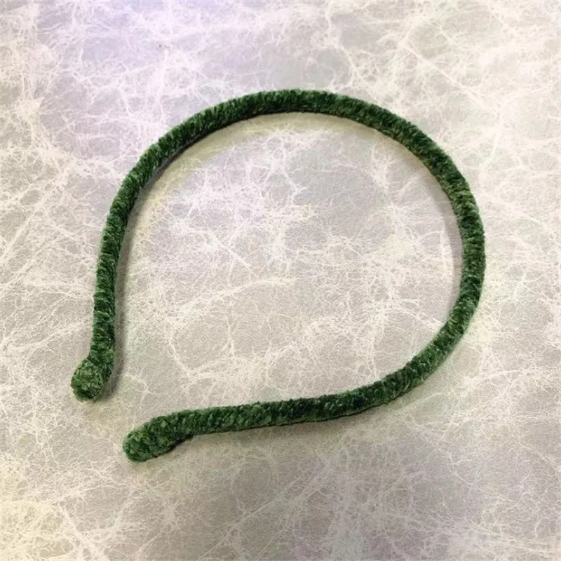 blackish green 10 шт./лот аксессуары для волос для девочек бархатные повязки для волос детские повязки для волос для детей цельная повязка для волос повязка на голову обруч - Цвет: blackish green