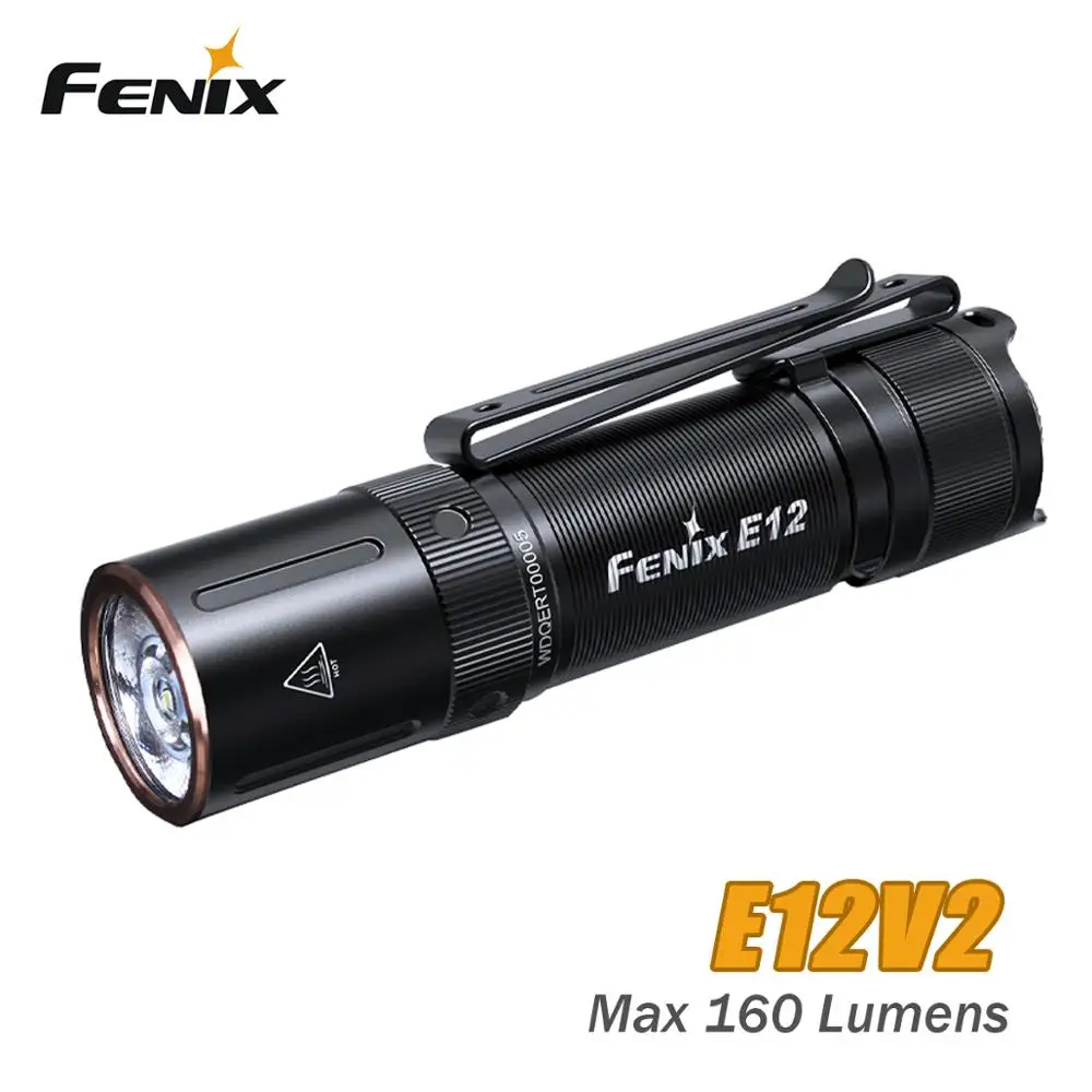Fenix E12 V2.0 Luminus SST20 светодиодный 160 люмен EDC Мини брелок AA фонарик Фонарь|Фонарики и
