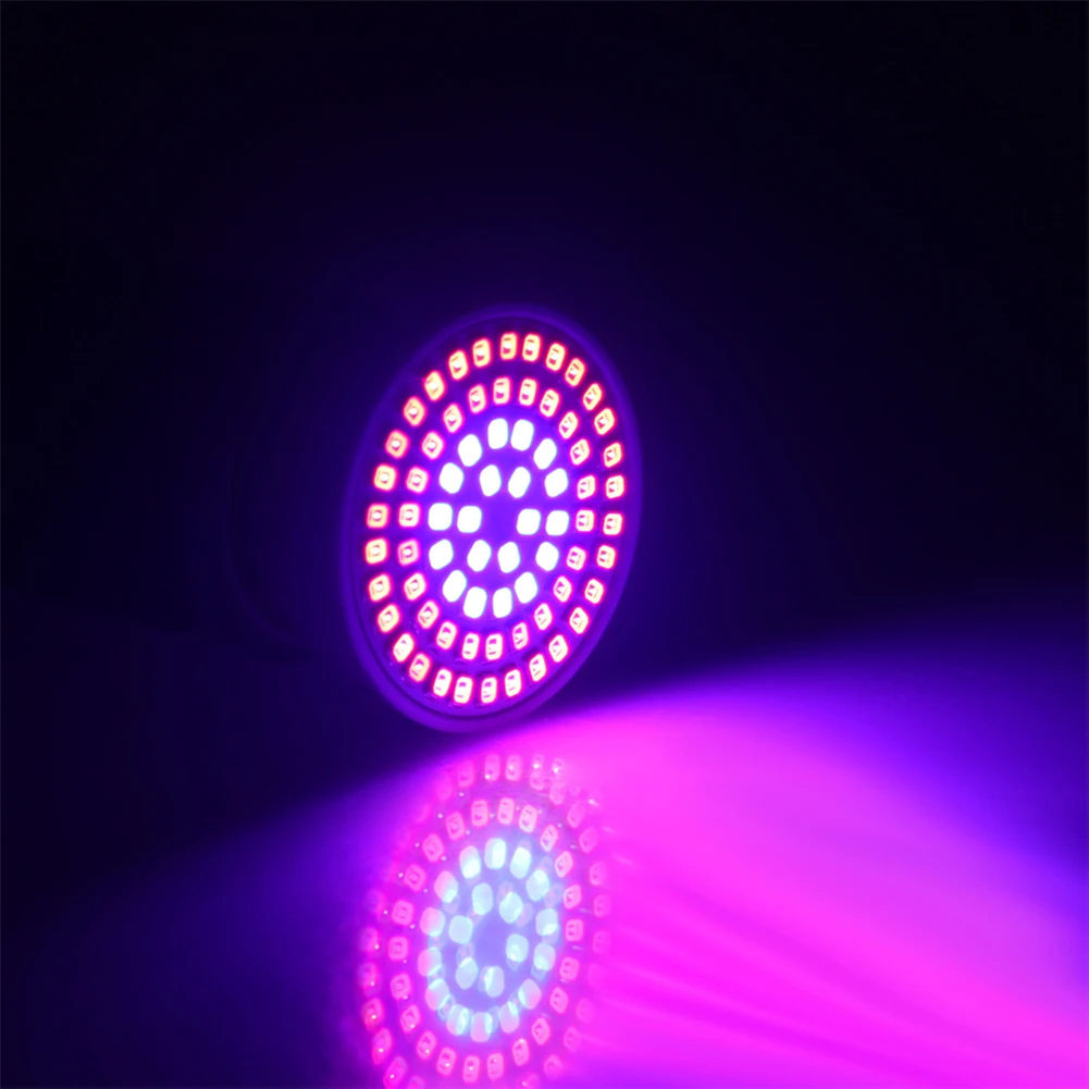

2020 Newest E27 220V Phyto Lamp Full Spectrum LED Grow Lights E27 Led flowers Growing Lamps For Plant 36/54/72Leds Grow Light