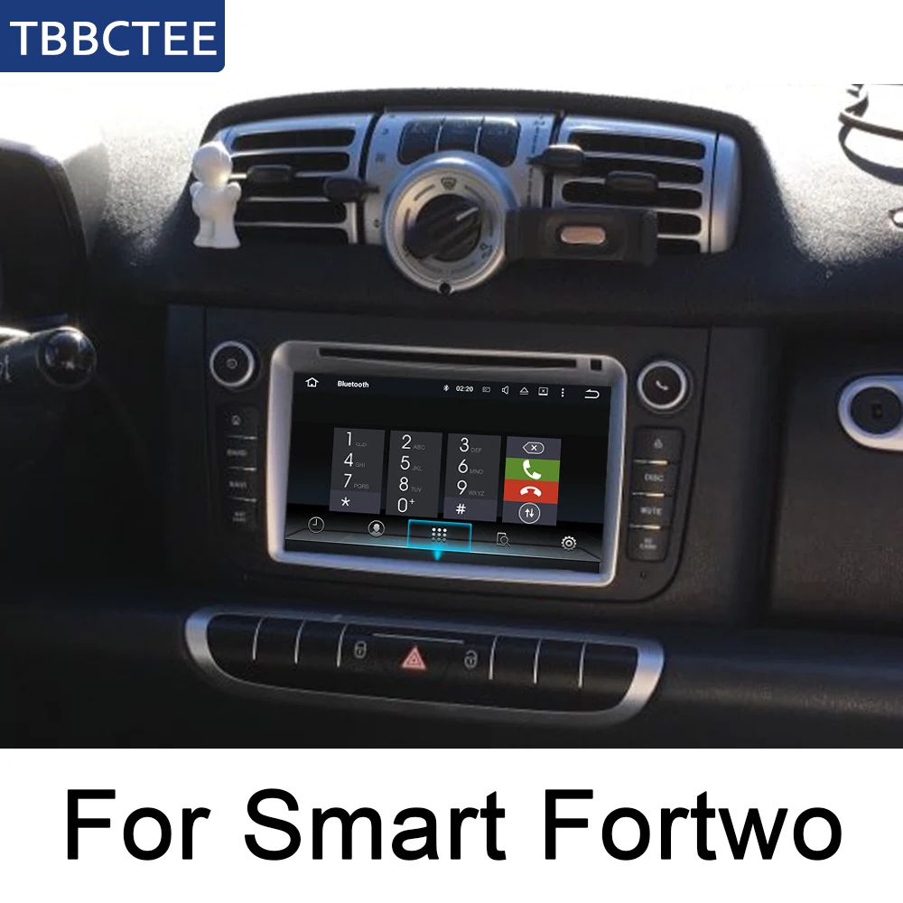 For Smart Fortwo 2007~2014 NTG Android Car radio GPS multimedia player Navi Map HD Screen Stereo WiFi BT Head Unit