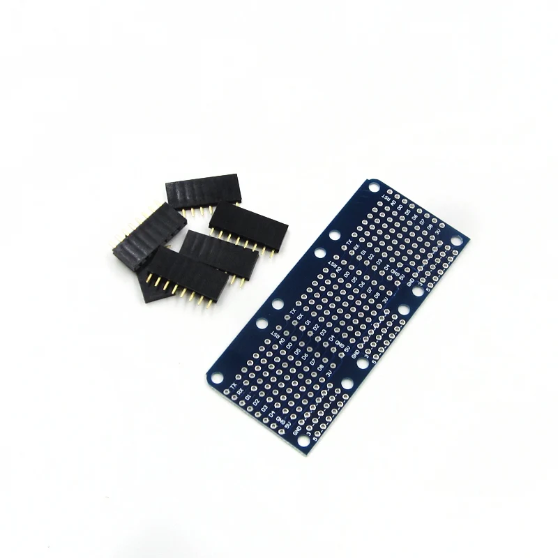 5 шт. для Arduino совместимый Тройной щит для WeMos D1 Mini Dua Двусторонняя перф доска