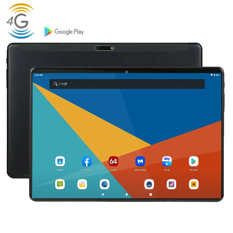 CARBAYTA 4G LTE Средний компьютер глобальная Bluetooth Wifi фаблет Android 9 0 10-дюймовый планшет MTK