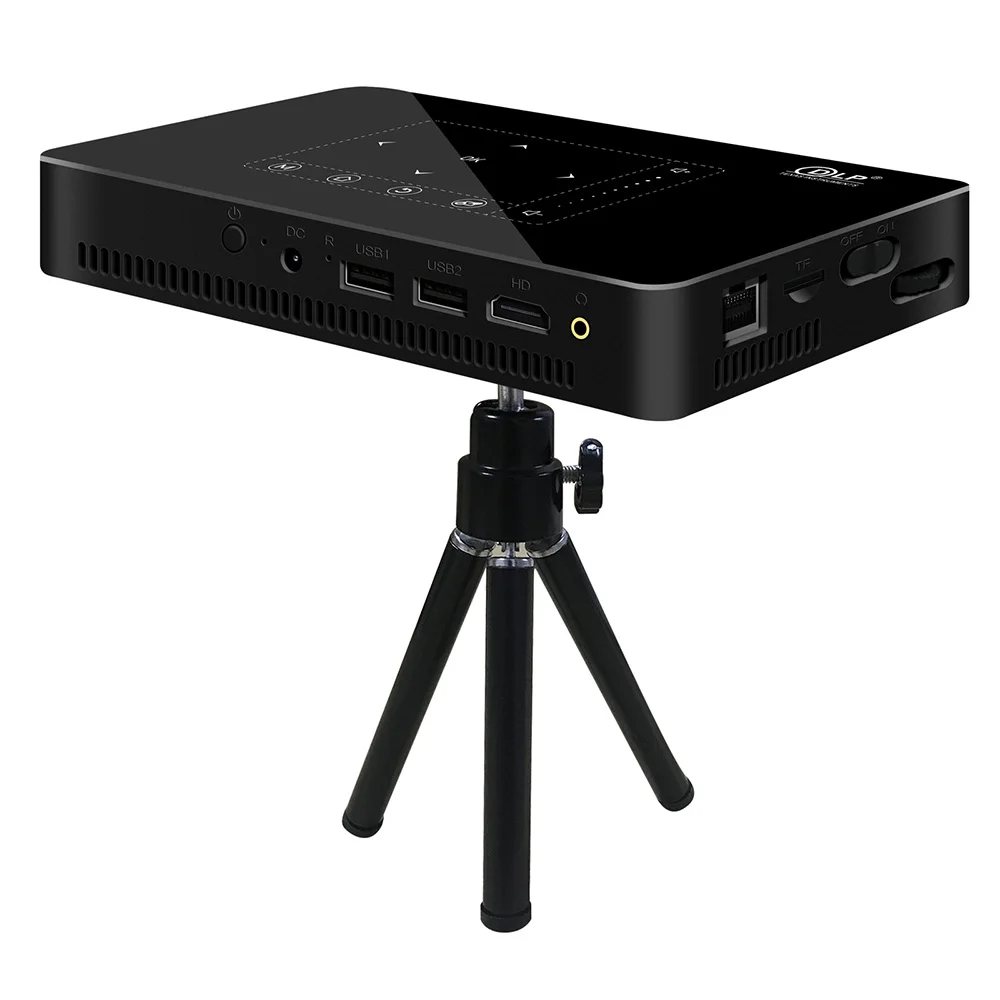 DLP P10 мини портативный проектор 4K full hd 1080P для домашнего кинотеатра 2 гб 16 WIFI Bluetooth
