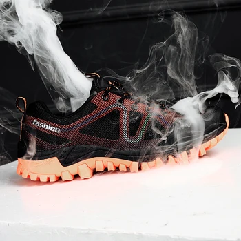 

Men Casual Shoes Fashion Mesh Light Unisex Sneakers Outdoor Sport Shoes Breathable Jogging Women Plus Size 46 Dropshipping