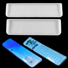 1pcs Computer PC Fingerboard Pad Resin Casting Mold UV Crystal Transparent Epoxy Molds For DIY Handmade Crafts Making Tool Molds