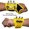 Magnetic Wristband Magnetic Tool Holder for Holding Screws Nails Strong Magnets Portable Bag Screws Drill Holder Repair Tool Bel ► Photo 1/6