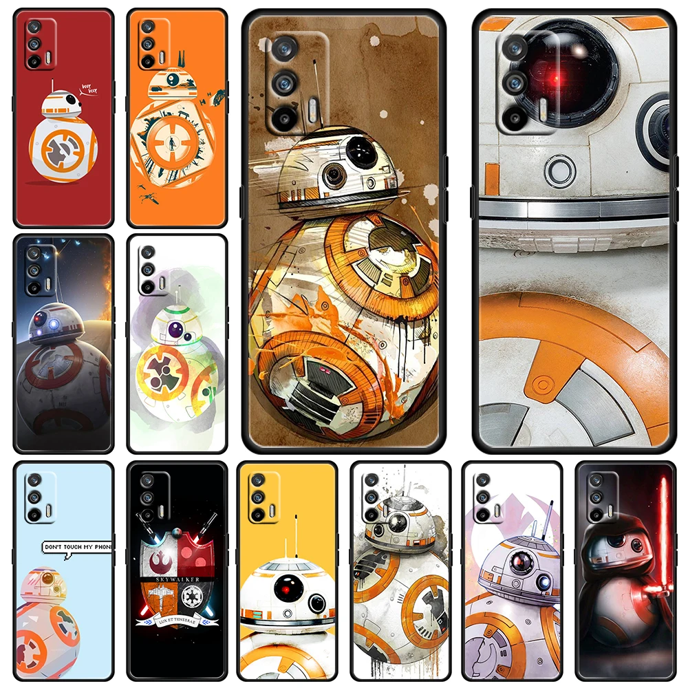 Робот Star Wars bb8 для OPPO Realme GT Explorer Master Neo Flash Edition C21 C20 C15 C11 C3 мягкая черная