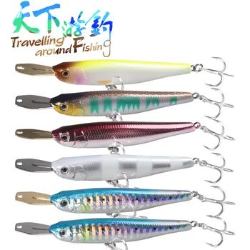 

TFA 70mm8.5g Sinking Minnow Bait Hard Fishing Lure Metal Lip Treble Hook Lure Isca Artificial Pesca Leurre Peche Stickbait