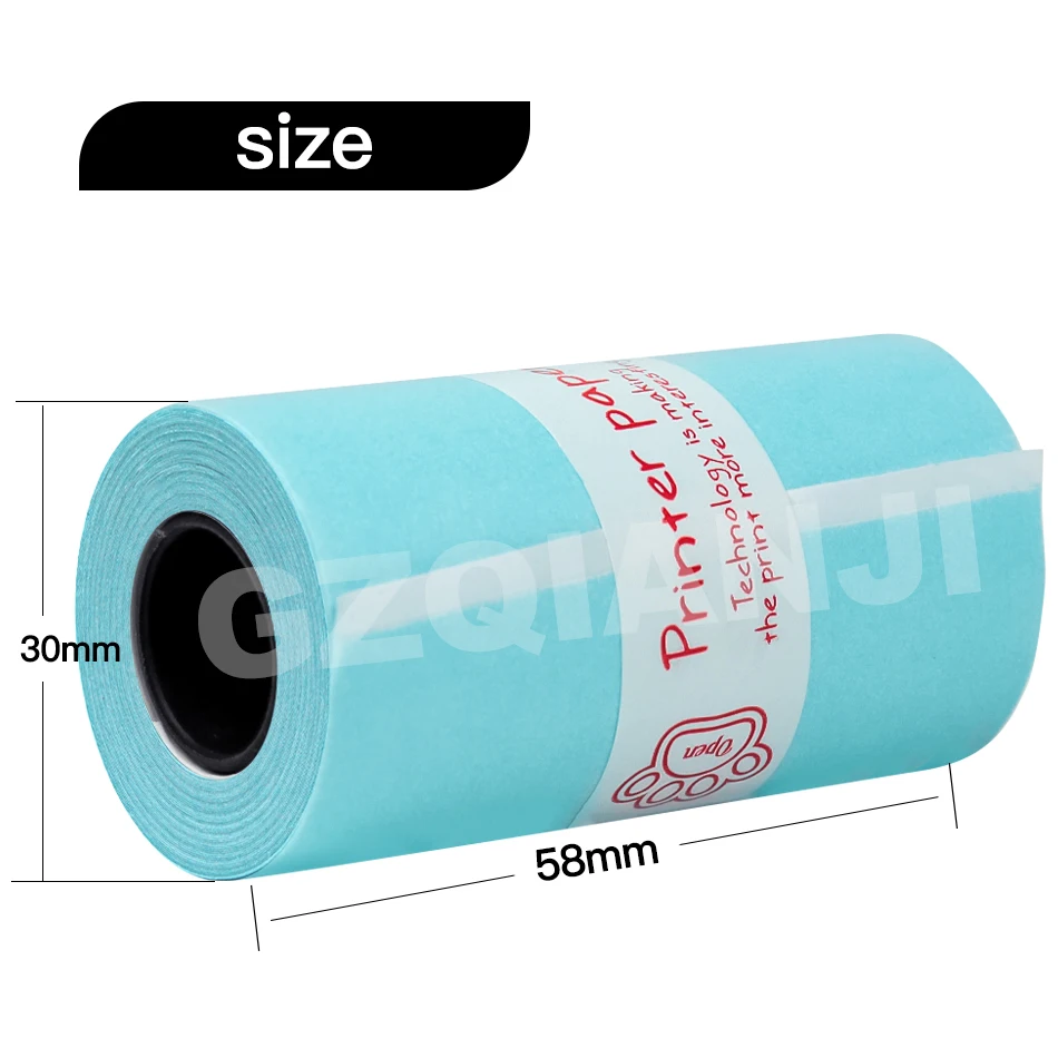 57*30 мм термобумага бумага для печати наклеек фотобумага для мини Карманный фотопринтер Peripage бумага ang P1 P2