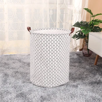 

Clothes Laundry Basket Foldable Laundry Basket Large Capacity Clothes Storage Bag Waterproof Laundry Bag Round Storage Box
